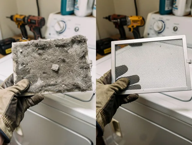 Professional lint trap cleaning by Brooklyn Dryer Vent Cleaning in Brooklyn